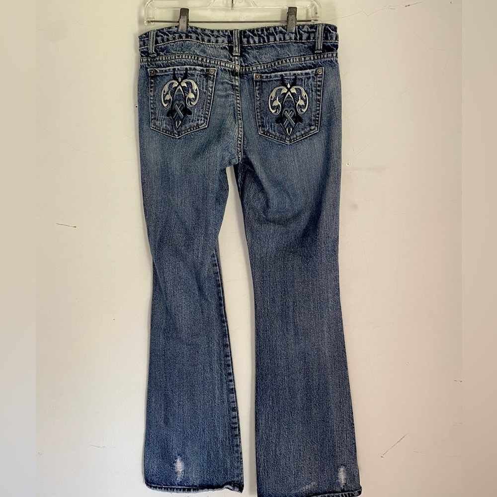 🔥VTG Y2K SuperLow-Rise Aero 'Authentic Flare' Jeans
